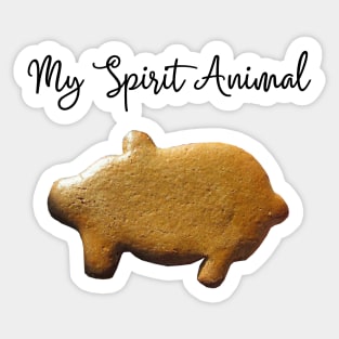 My Spirit Animal Marranito pan dulce Sticker